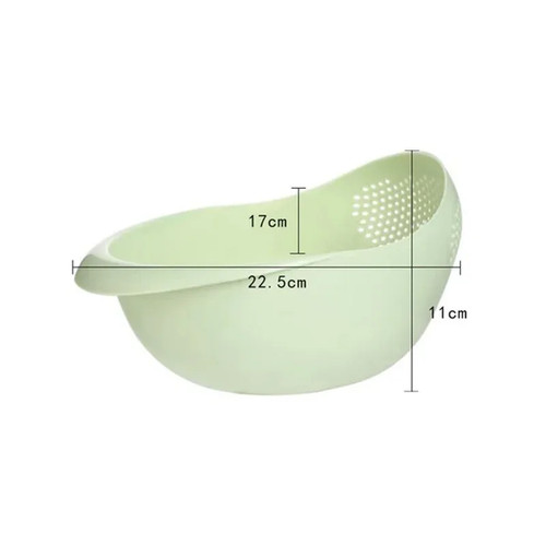 Plastic rice sieve colander - plastic,