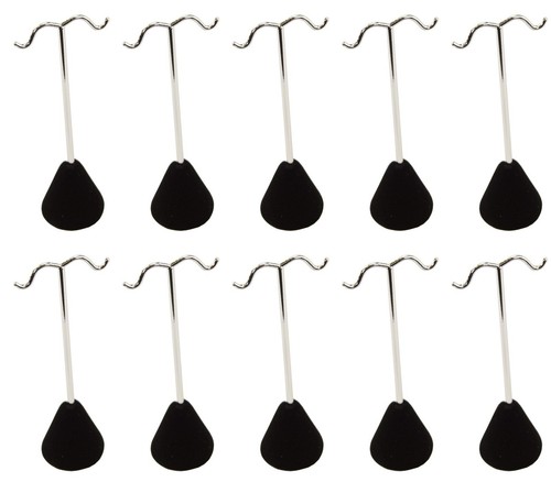 Velvet silver earring - &,