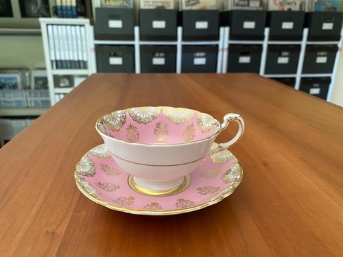 Paragon pink rose teacup - rose,