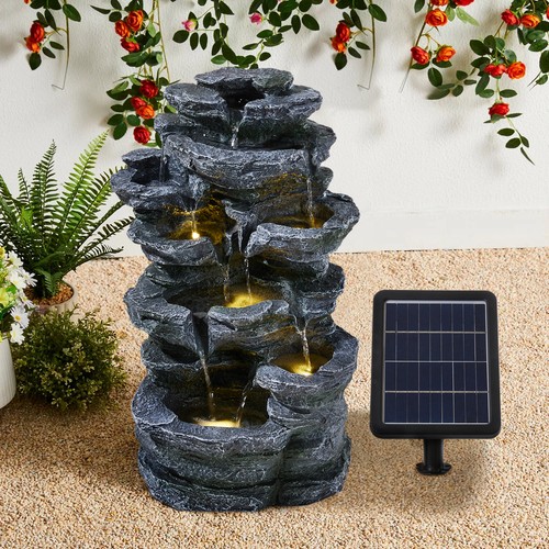 Outdoor solar rockery water - outdoor,