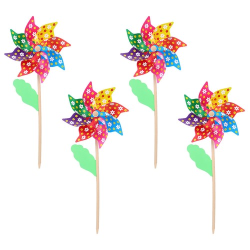 4pcs durable children windmill - 4pcs,