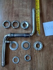 RALEIGH VEKTAR BURNER BMX CRANK AND BEARINGS ORIGINAL  NICE (13125) READ LISTING