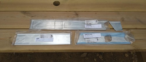 Aluminium dashboard fascia - , set