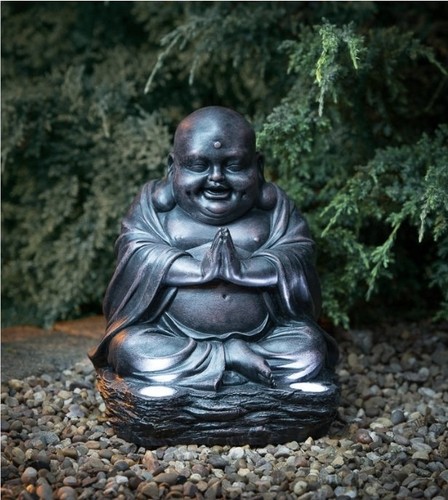 Laughing buddha solar - buddha,