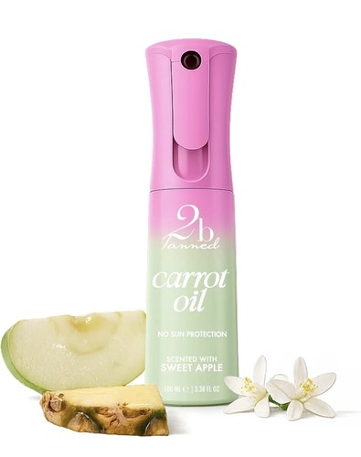 2btanned carrot oil 100ml - carrot,