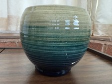 William Moorcroft Plant Pot Cover with Remains of Paper Label C.1900