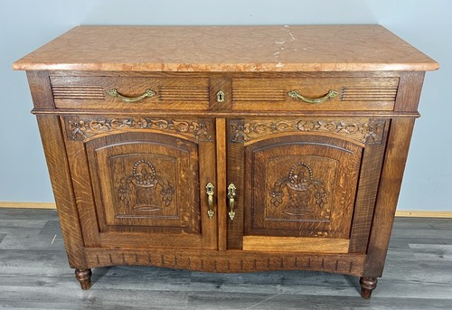 Cabinet antique french marble - cabinet,