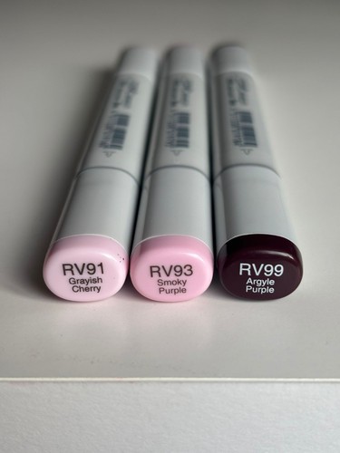 Copic sketch muted rose grey - rose,