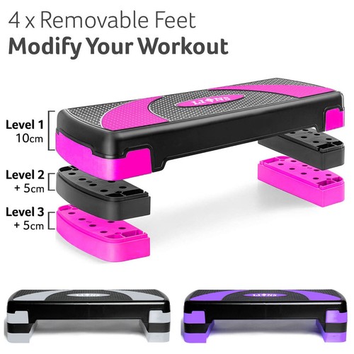 Adjustable aerobic stepper - aerobic, non