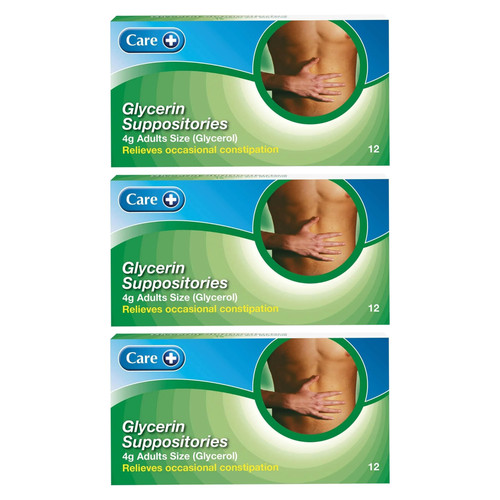 Care glycerin suppositories - care,