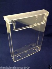 A5 Leaflet Holder Outdoor External Weatherproof Wall Mounting Flyer Menu Display