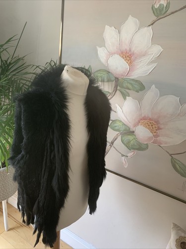 Boutique black real fox - black,
