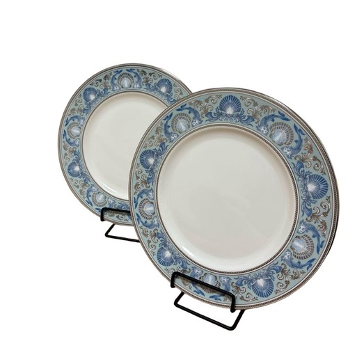 Wedgwood dolphin blue plate - dolphin,