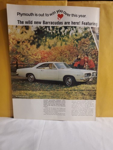 Advertisement 1967 plymouth - advertisement,
