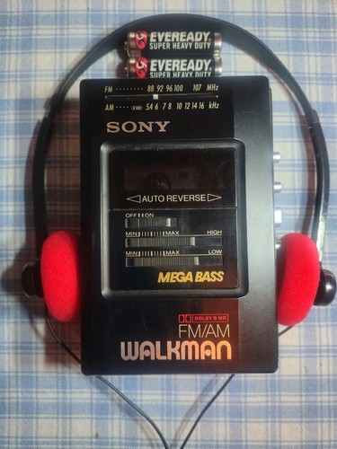 Serviced vintage sony walkman - vintage,