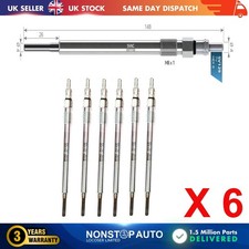 6X Glow Plugs For MERCEDES A B