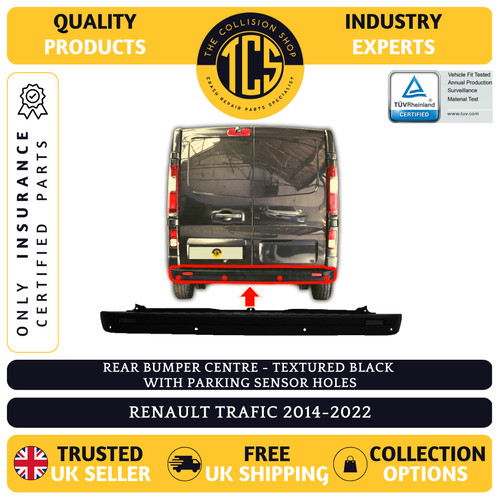 Rear bumper centre for - rear,