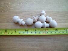 8x Birch Hardwood clock