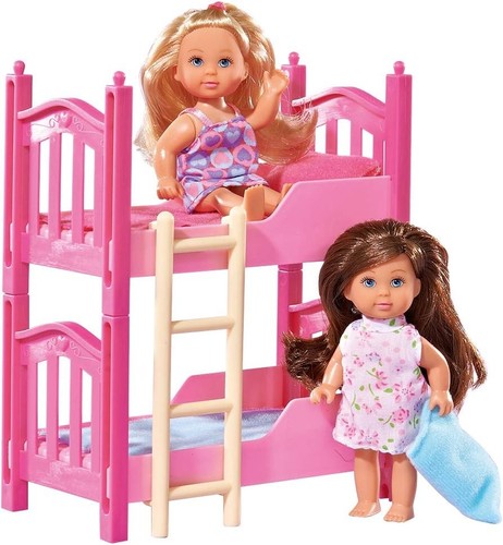 12cm doll bunk bed playset - doll,