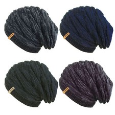 Unisex Slouch Beanie Hat Warm