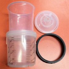 Universal Car 22oz Disposable Paint Cup Set-For Spray Gun Type H/O Quick Cup