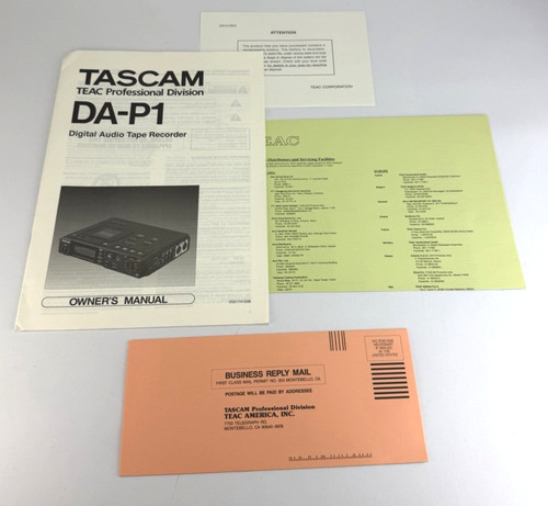 Oem original tascam p1 - tascam, da-p1