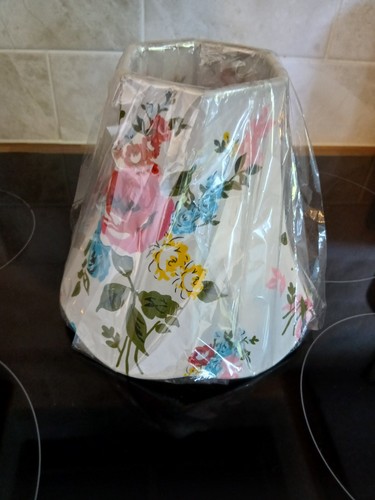 Pretty lampshade vintage retro - lampshade,