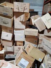 BARGAIN WOODEN WINE BOXES X 5