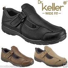DR KELLER MENS WIDE FIT SANDALS LIGHTWEIGHT SUMMER CLOSED TOE CASUAL SMART SHOES