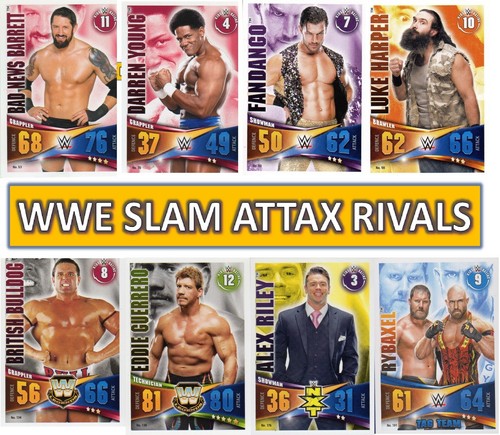 2014 topps wwe - 2014, attax