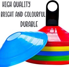 Football Cones Training Markers Sports Markers Disc Soccer Rugby Plastic sets 