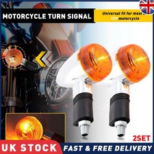 2Pair Black Motorcycle Mini