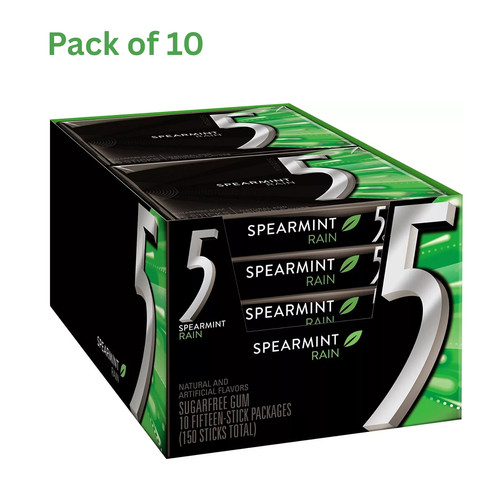 Wrigley gum spearmint rain - gum,