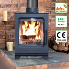 Defra Approved 5KW Multifuel Stove Log Wood Burning Woodburner Eco Design Ready