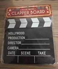 Clapper Board 20 x 18cm, Movie Prop