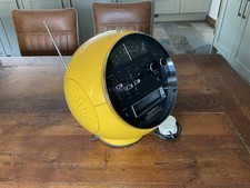 Rare 1970’s Yellow Prinz Sound SM-8 Space Helmet 8 Track Player & Radio Working