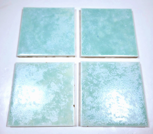 Four vintage english tile - four, 4"