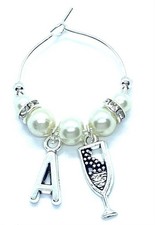 Personalised Wine Glass Charms