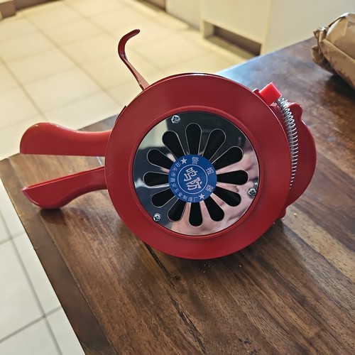 Hand crank emergency siren - emergency,