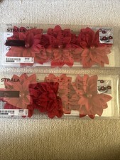 IKEA STRALA Pointsettia Light Up Table Decoration Christmas 2 X Boxes New