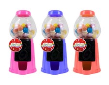 16.5cm Plastic Gumball Machine – Bubble Gum Vending Dispenser Retro Candy Sweet