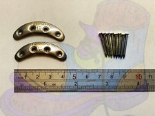 Shoe Repair Heel Plates Steel Triumph,Segs,Blakeys Protectors incl NAILS Size 13