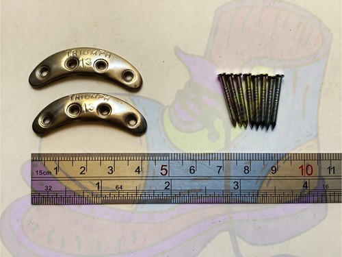Shoe repair heel plates - repair, steel