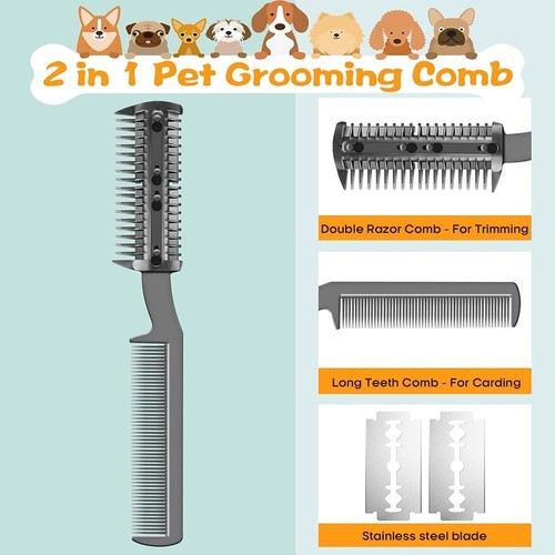 Cleaning brush dogs - brush, comb