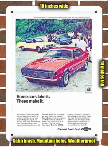 Metal sign 1970 chevy - metal,