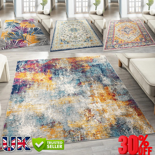 Multi colour rug large - colour,
