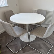 IKEA Docksta White Round