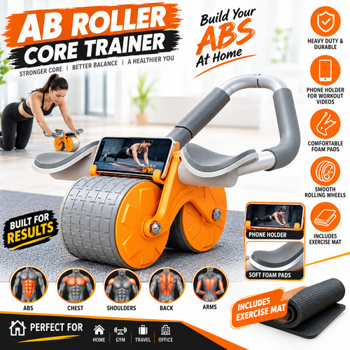 Elbow support abdominal wheel - support,