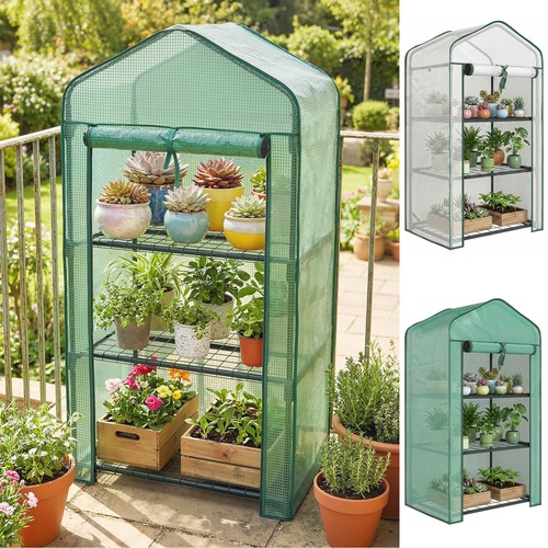 Tier mini greenhouse with - tier,