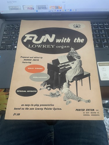 Vintage song book 1958 fun - song,